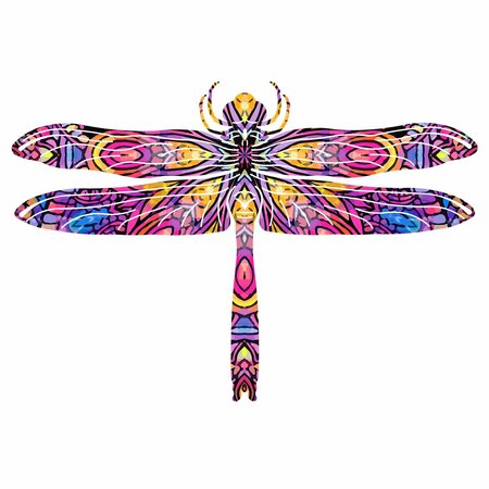 NEXT INNOVATIONS Small Dragonfly Wall Art Calypso 101410006-CALYPSO